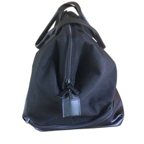 BEIS The Weekender Bag Classic Travel Carry On Poly Canvas Tote 49L Black - Picture 2 of 15